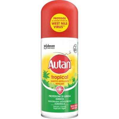 Repellente Insetti Tropical Secco Autan - Spray Ml 100- 12 Pezzi