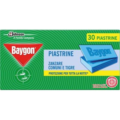 Piastrina Zanzare Tigre Baygon - Cf=Pz 30- 48 Confezioni