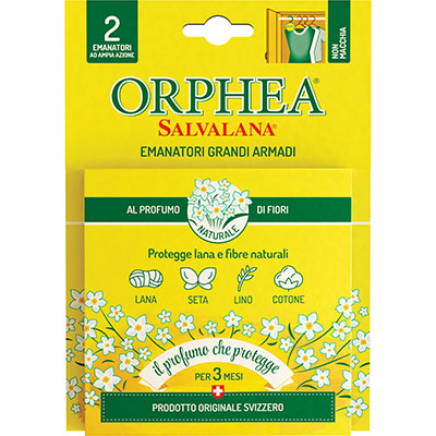 Antitarme Salvalana Grandi Armadi Orphea - Fiori Cf=Pz 2- 6 Confezioni