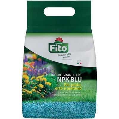 Concime Granulare Npk Blu Fito - Kg 5- 4 Pezzi