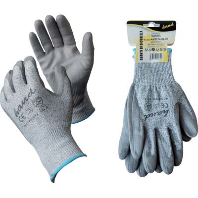 Guanto Poliuretano Grigio Antitaglio Workit - Maglia Pesante Sintetico Grigio 8- 12 Paia