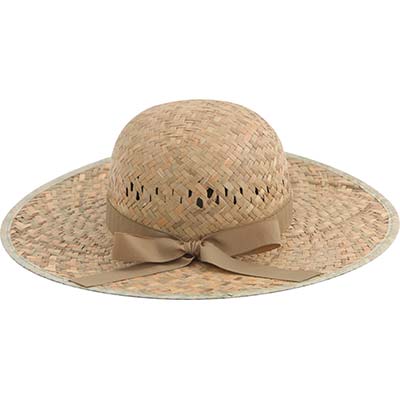 Cappello Paglia Donna - Cm 55- 12 Pezzi