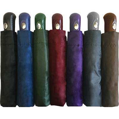 Ombrello Pioggia Mini - Pl/Fibra 8 Stecche Automatico Cm 108- 3 Pezzi