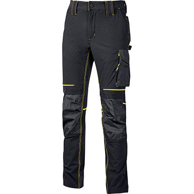 Pantalone Slim Fit Atom Upower Black Carbon Xxl
