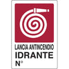 Targa Segnaletica Idrante - Pp Cm 20X30- 10 Pezzi