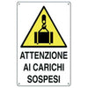 Targa Segnaletica Carichi Sospesi - Pp Cm 40X60- 10 Pezzi