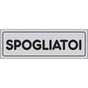 Targa Segnaletica Adesiva Spogliatoi - Vinile Cm 15X5- 10 Pezzi