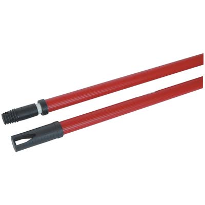 Manico Telescopico Scopa - Acciaio Verniciato Mm 21 Filetto Italia Cm 85/150- 12 Pezzi