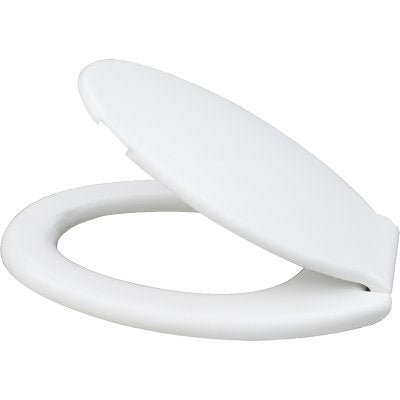 Sedile Wc Termoplastica Bianco Cm 37X47,5 Coprivaso Copriwater