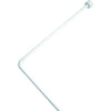 Tubo Reggitenda Angolare X Doccia Alluminio Bianco Mm 25 Cm 80X80X80