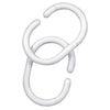 Anello Abs X Tenda Doccia - Bianco X Tubo Mm 25 Cf=Pz 12- 6 Confezioni