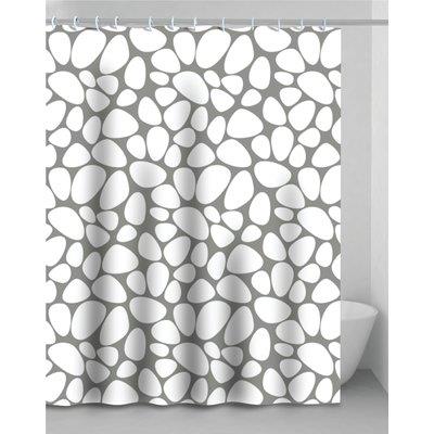 Tenda Doccia Stone - In Vinile + Anelli Cm 180X200- 2 Pezzi