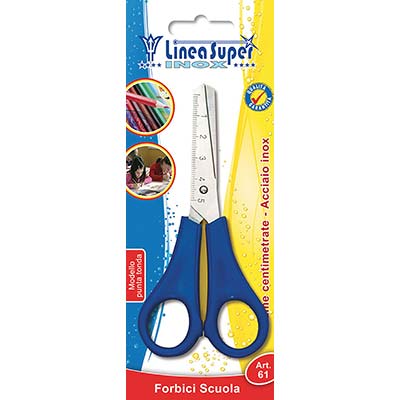 Forbice Scuola Super De Luca Acciaio Inox Cm 12,55
