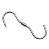 Gancio Macellaio Girevole 1 Punta - Inox Mm 220X9- 10 Pezzi