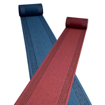 Passatoia Agugliato Inca - Gomma/Sintetico Grigio H.Cm 67 L.Mt 25