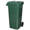 Bidone Immondizia Green 120 + Ruote Ics Verde Lt 120 Cm 55X50 H.Cm 94