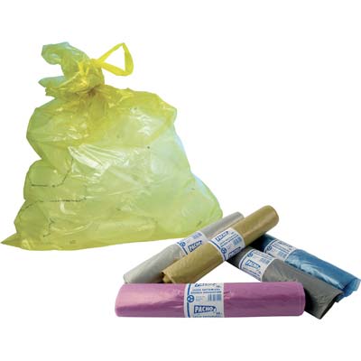 Sacco Immondizia Condominio + Maniglie - Cm 70X110 Neutro Cf=Pz 10- 45 Confezioni