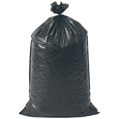 Sacco Immondizia Condominio + Maniglie - Cm 70X110 Nero Cf=Pz 10- 45 Confezioni