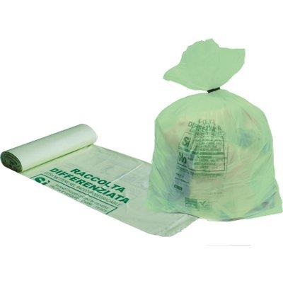 Sacco Immondizia Casa Biodegradabile - Cm 42X45 Cf=Pz 20- 24 Confezioni