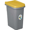 Pattumiera Immondizia Eco System Stefanplast - Giallo Lt 15 Cm 33X22 H.Cm 41- 2 Pezzi