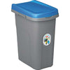 Pattumiera Immondizia Eco System Stefanplast - Blu Lt 15 Cm 33X22 H.Cm 41- 2 Pezzi