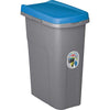 Pattumiera Immondizia Eco System Stefanplast Blu Lt 25 Cm 39X24 H.Cm 51