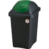 Bidone Immondizia Multipat Stefanplast - Verde Lt 60 Cm 39X39 H.Cm 68- 2 Pezzi