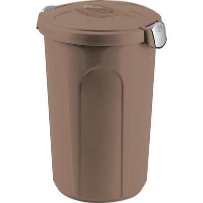 Bidone Immondizia Tom Stefanplast Tortora Lt 46 Cm 45X40 H.Cm 61