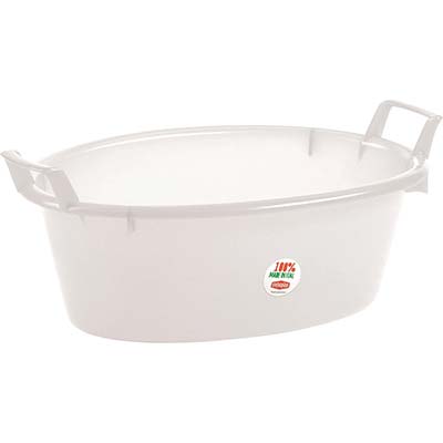 Bacinella Ovale Stefanplast - Pe Lt 45 Cm 65 H.Cm 25- 2 Pezzi