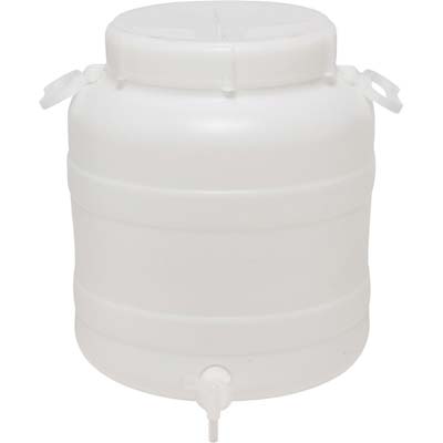 Fusto Bocca Larga X Rubinetto Hdpe Lt 30 Mm 355 H.Mm 425 3/4F