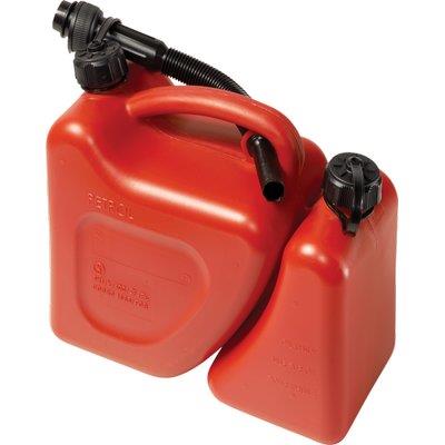Tanica Carburante Doppio Uso Pp Rosso Lt 5+2