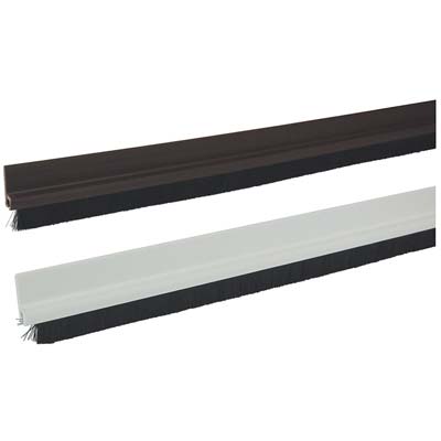 Parafreddo Rigido Geko - Pvc/Spazzola Bianco Cm 100 H.Cm 5- 5 Pezzi