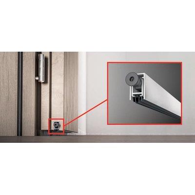 Parafreddo Sottoporta A Ghigliottina Regolabile Alluminio Mm 13X28 Cm 113