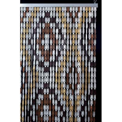 Tendina Pronta Rombi A Piastrine Plastica Cm 120 H.Cm 230