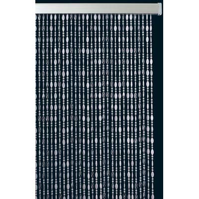 Tendina Pronta Twist Plastica Kristal/Bianco Cm 120 H.Cm 230