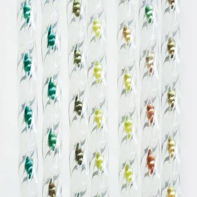 Tendina Pronta Lux 148 Fili Pvc Ritorto 3 Colori Cm 120 H.Cm 240