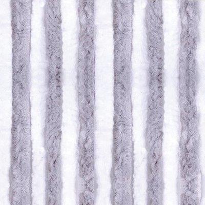 Tendina Pronta Ciniglia Bianco/Grigio D.Mm 42 Cm 125 H.Cm 230