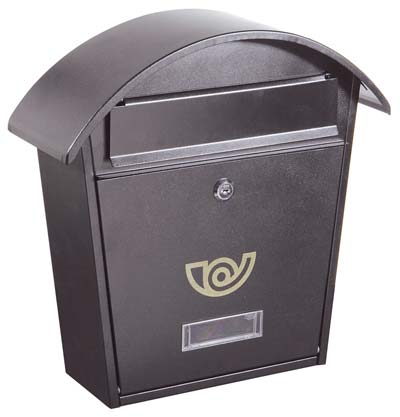 Cassetta Posta Chalet Alubox Acciaio Vern Grigio Mm 360X100 H.Mm 370