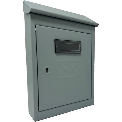 Cassetta Posta Tradizione Egizia Mini Acciaio Vern Grigio Mm 175X50 H.Mm 260