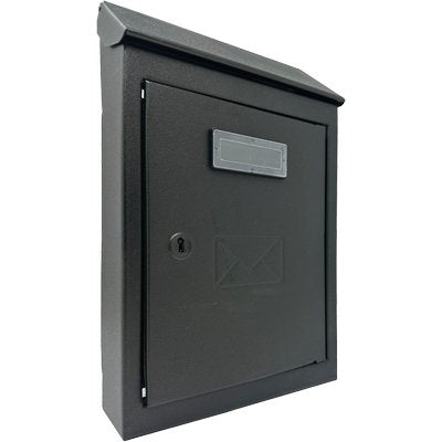 Cassetta Posta Tradizione Egizia Mini Acciaio Vern Nero Mm 175X50 H.Mm 260