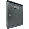 Cassetta Posta Evoluzione Acciaio Vern Antracite Mm 220X75 H.Mm 320