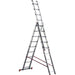 Scala Parallela 3 Rampe Orange 3 Marchetti - Alluminio En 131 H.Cm 240/530 Pioli 3X 9