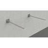 Stendino A Muro Pieghevole 714 Minutex - Acciaio Zincato Verniciato Bianco Cm 60 Cf=Pz 2- 1 Confezioni