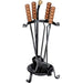 Piantana Camino Kit Simply - Ferro Battuto H.Cm 65 Cf=Pz 5- 1 Confezioni