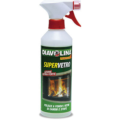 Pulitore Vetro Spray Diavolina Fuoco - Ml 500- 6 Pezzi