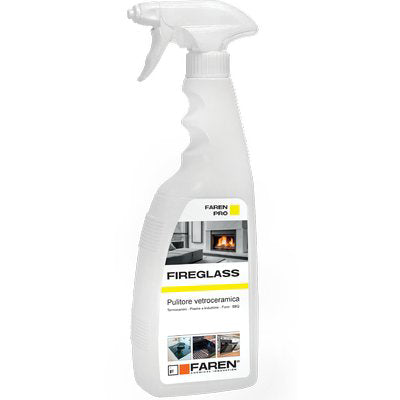 Pulitore Vetro Spray Fireglass Faren - Ml 750- 12 Pezzi