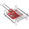 Graticola Barbecue A Rete Doppia Fd Acciaio Cromato Cm 45X40