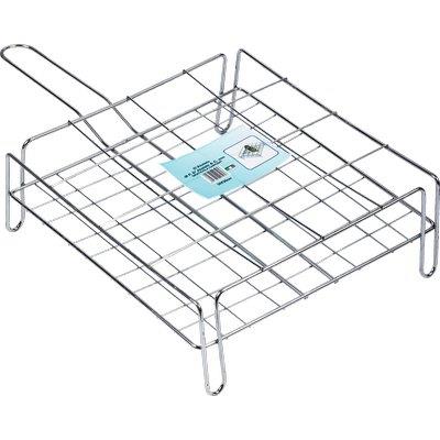 Graticola Barbecue A Rete Doppia Carciofi Fd - Acciaio Cromato Cm 30X30- 2 Pezzi