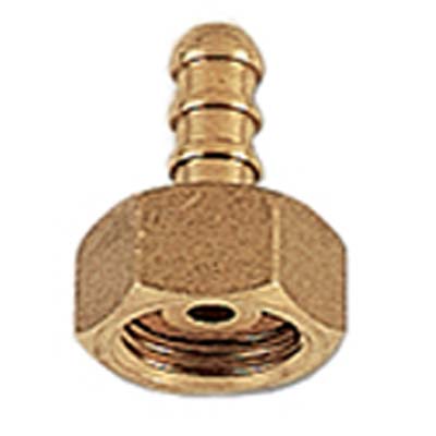 Portagomma Gpl Girello Femmina - Ottone Mm 10 W20X1/14Sxf- 10 Pezzi
