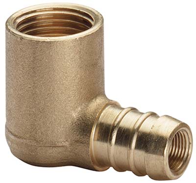 Portagomma Metano 90 ° Filetto Femmina - Ottone Mm 14 1/2F- 5 Pezzi